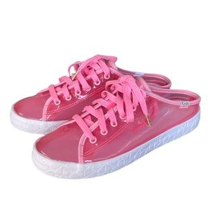 Keds x Kate Spade New York Pink Jelly Transparent Sneaker Mules